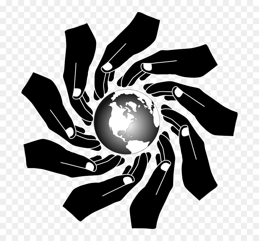 Illustration, HD Png Download - globe silhouette png