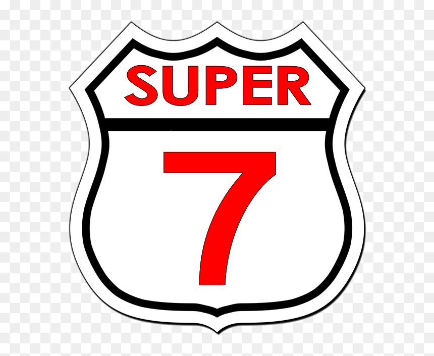 Super 7 Week Shape Up System Shield - Route 66 Arizona Sign, HD Png Download - shield shape png