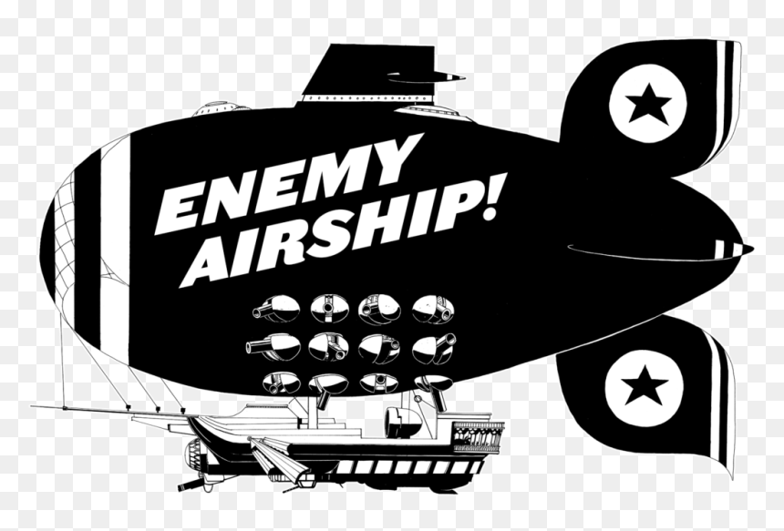 Enemyairship - Blimp, HD Png Download - airship png