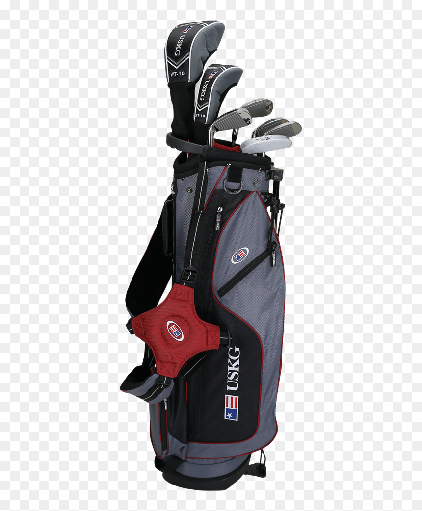 60 7club Vertical 1 - U.s. Kids Golf Ultralight 63"-66" 5-piece Set, HD Png Download - golf bag png