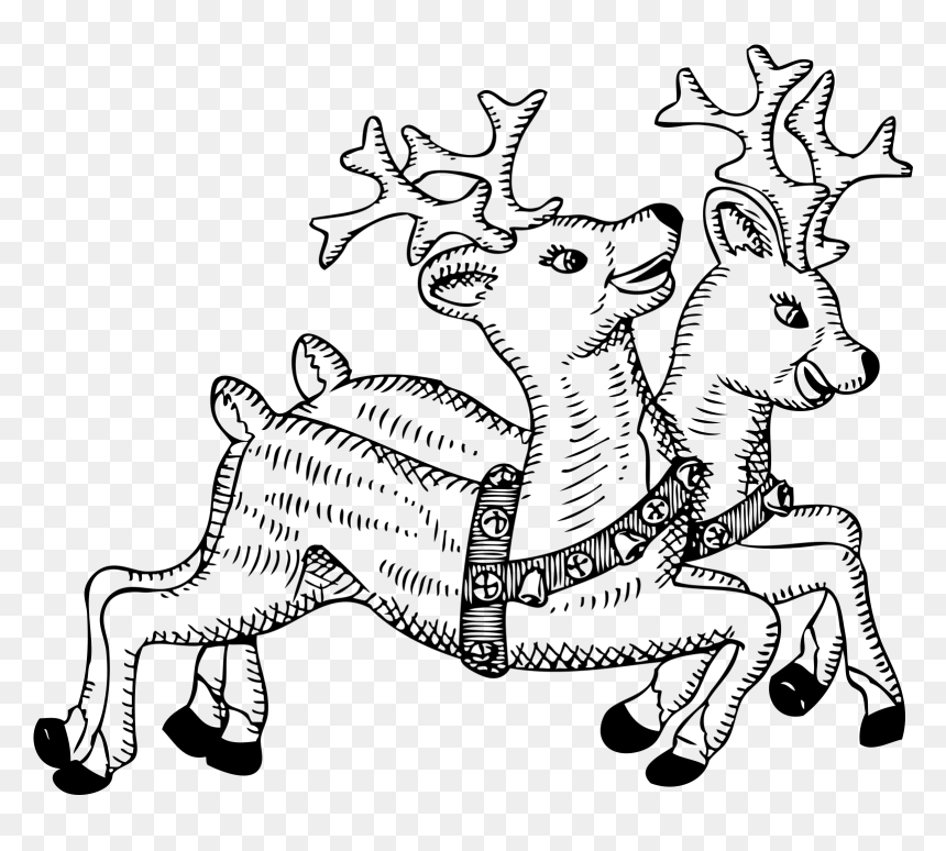 Reindeer Clipart Png, Transparent Png - reindeer clipart png