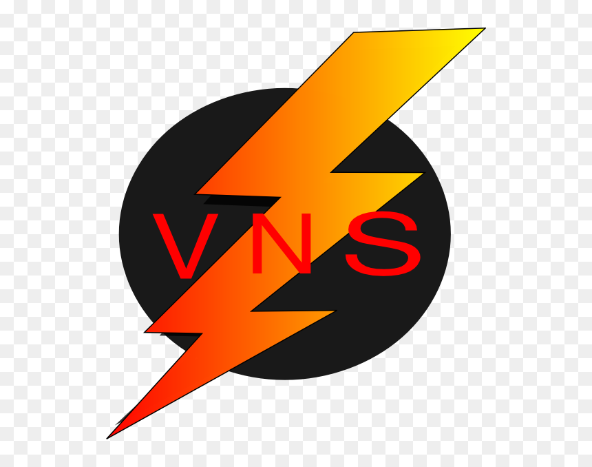 Vns Clip Art At - Emblem, HD Png Download - orange lightning png