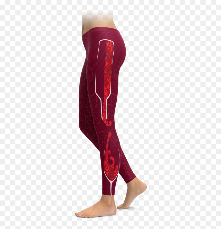 All About That Base Cheer Legging, HD Png Download - pouring wine png
