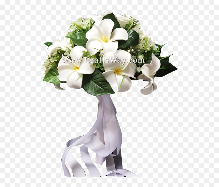 Wd-002 Plumeria Flower Bouquet - Bouquet, HD Png Download - plumeria flower png