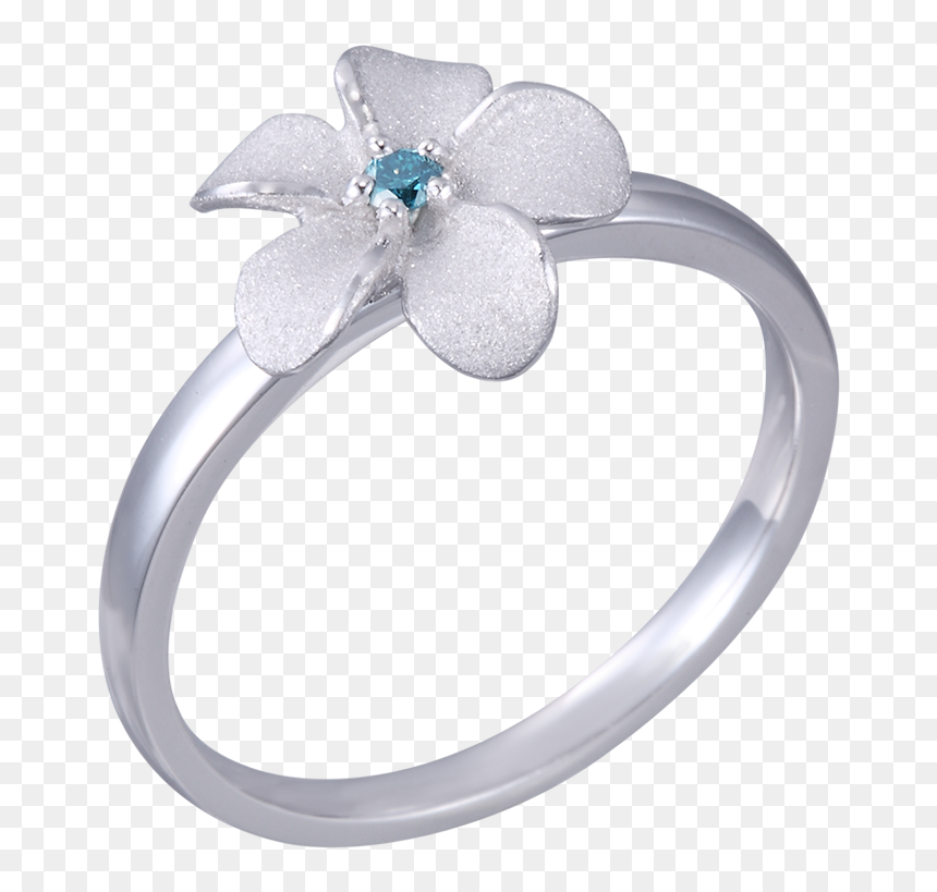 Denny Wong 10mm Plumeria Flower Ring - Pre-engagement Ring, HD Png Download - plumeria flower png