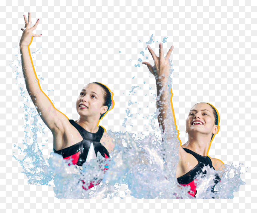 Fun, HD Png Download - person swimming png