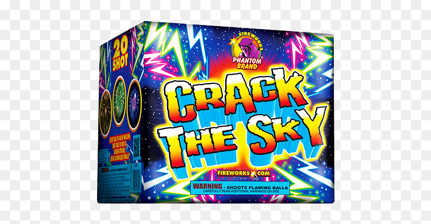500 Gram Firework Repeater Crack The Sky - Phantom Fireworks, HD Png Download - ground crack png
