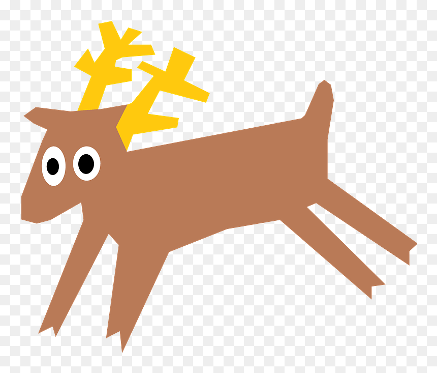 Reindeer Clipart - Deer, HD Png Download - reindeer clipart png