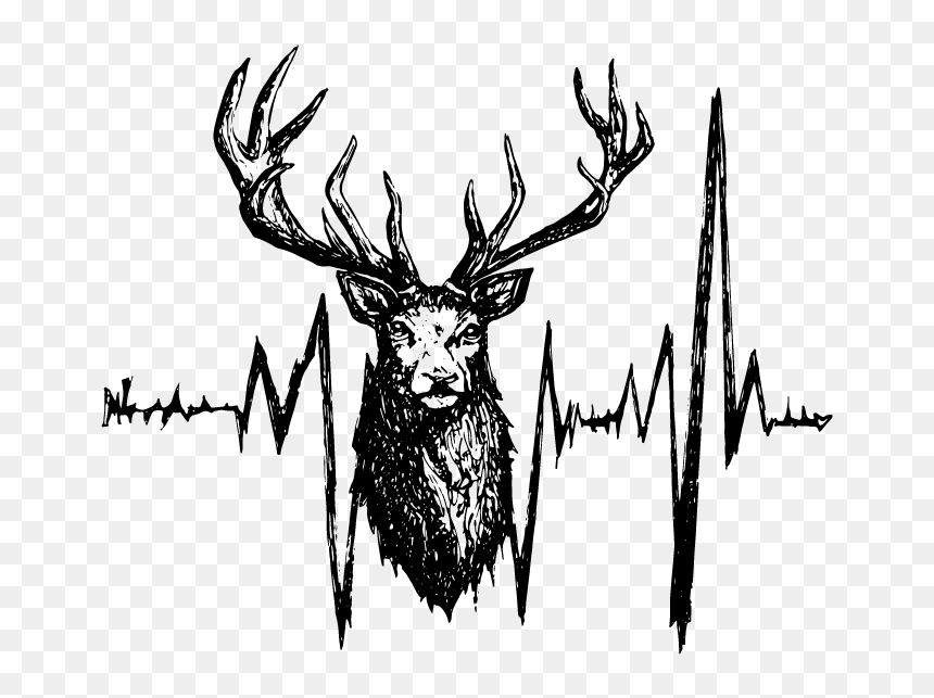 Drawn Reindeer 8 Bit - Illustration, HD Png Download - reindeer clipart png