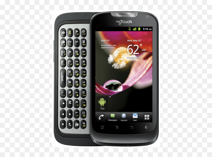 T Mobile Mytouch, HD Png Download - slide to unlock png