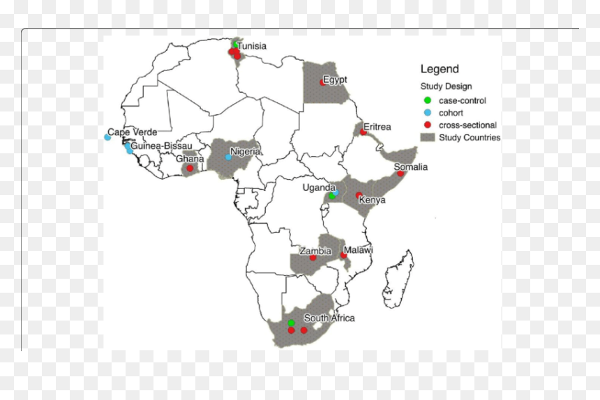 Map Of Africa , Png Download - Legend Of Africa Map, Transparent Png - map of africa png