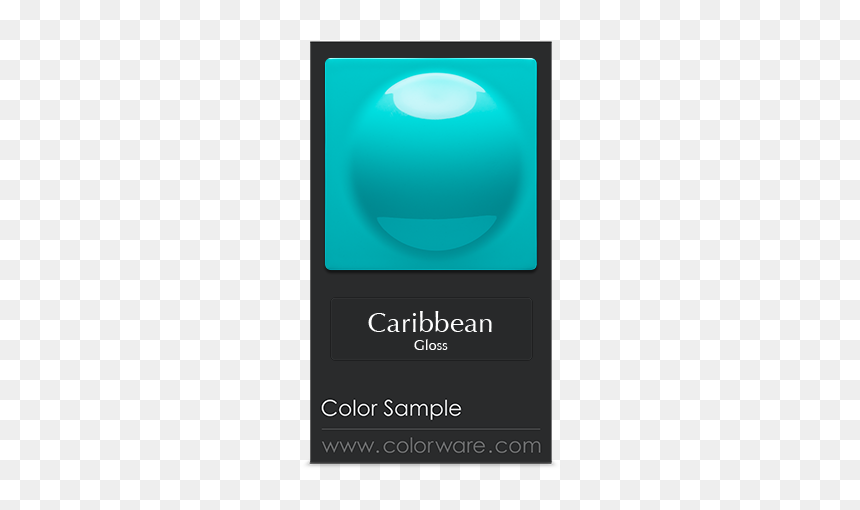 Caribbean Gloss - Graphic Design, HD Png Download - paint swatch png