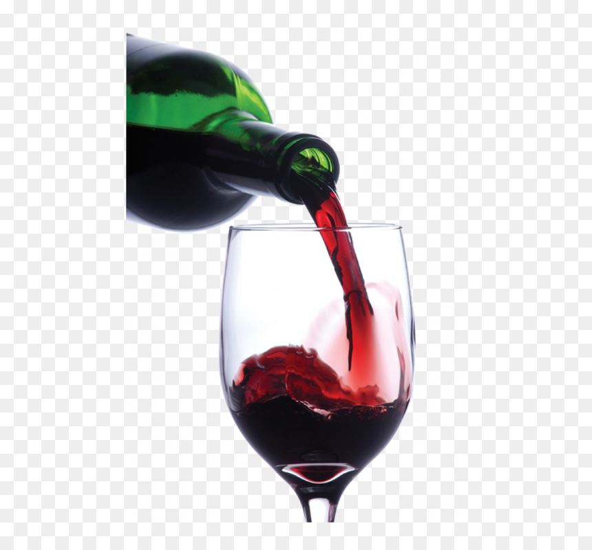 Wine Poured Into Glass, HD Png Download - pouring wine png