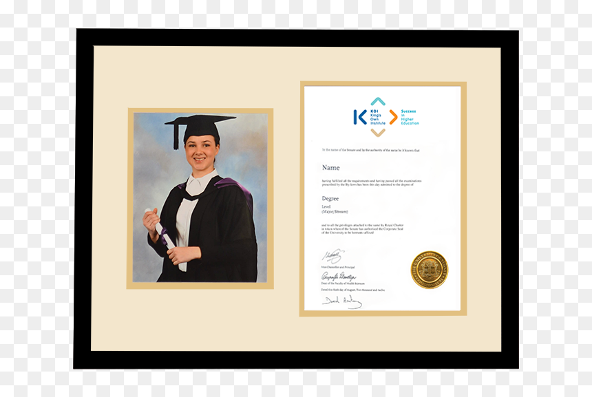 Picture Frame, HD Png Download - graduation frame png