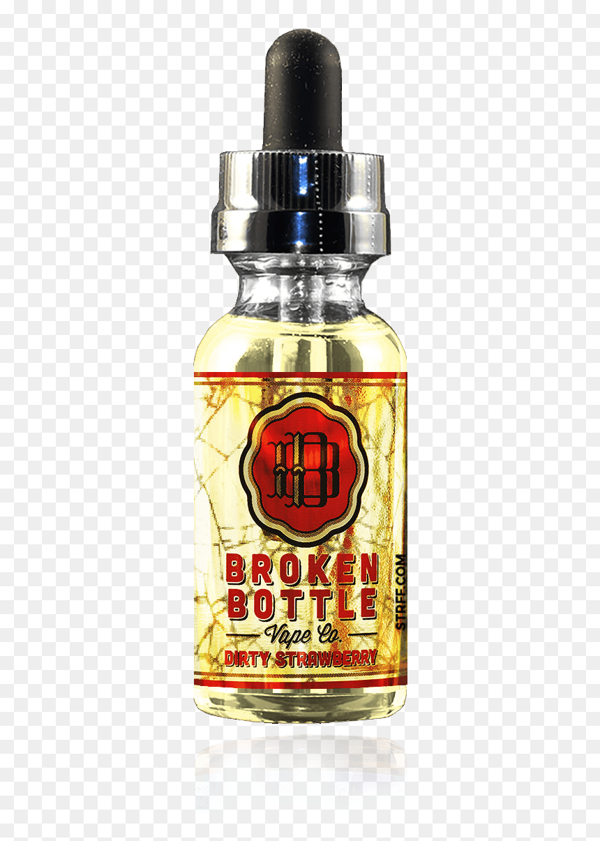 Dirty Strawberry By Broken Bottle Vape Co - Vase, HD Png Download - broken bottle png