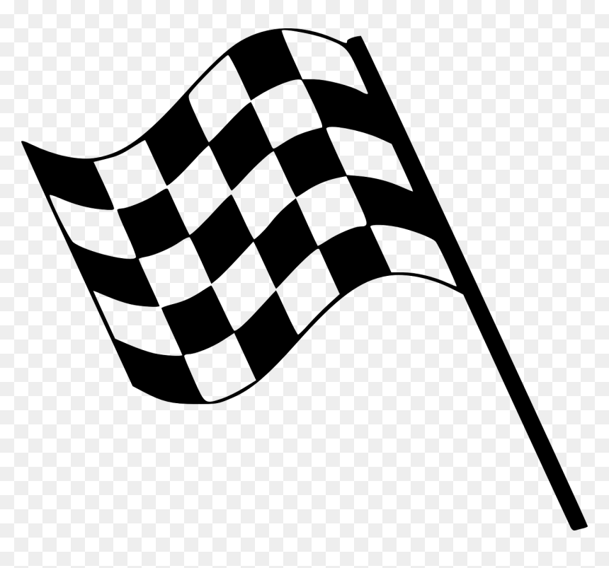 Checkered Flag, HD Png Download - checkered flag banner png