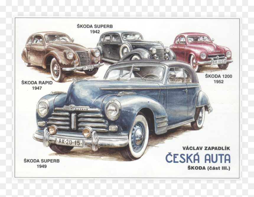 Image Big 04-1 - Postage Stamps Cars, HD Png Download - vintage stamp png