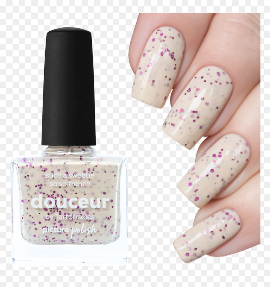 Nail Polish Douceur - Holographic Nail Polish Canada Pink, HD Png Download - glitter texture png