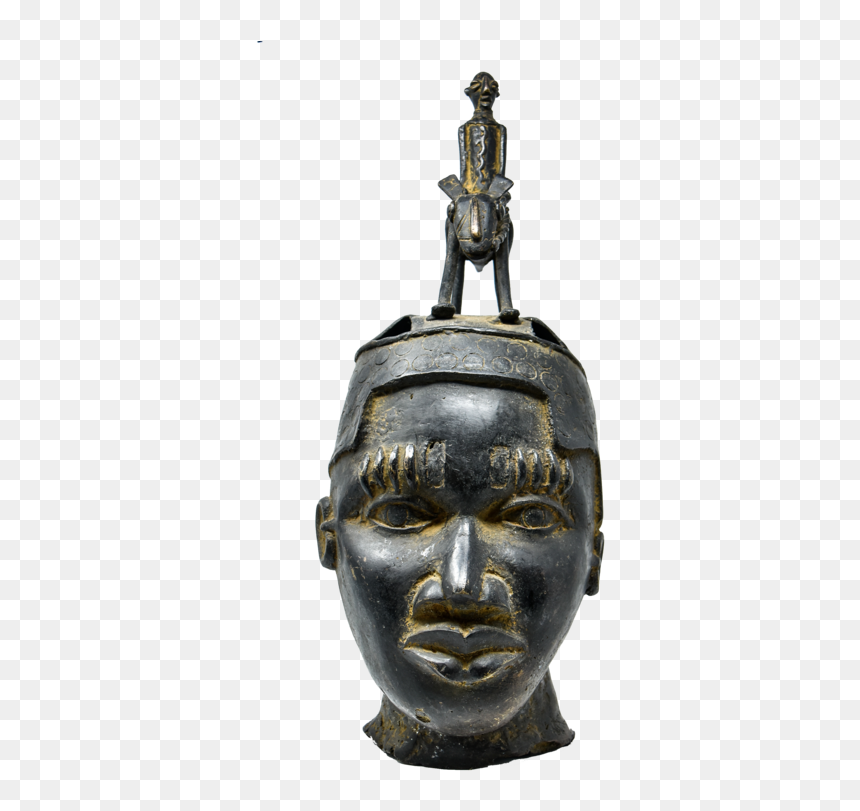 Bronze Sculpture, HD Png Download - statue head png
