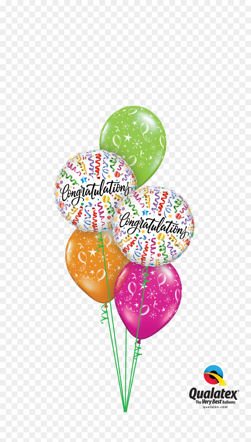 Globos Y Serpentinas - Pink Gold Balloon Png, Transparent Png - serpentinas png