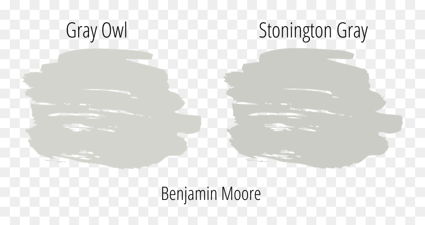 Gray Owl And Stonington Gray From Benjamin Moore Paint - Launch Day, HD Png Download - paint swatch png