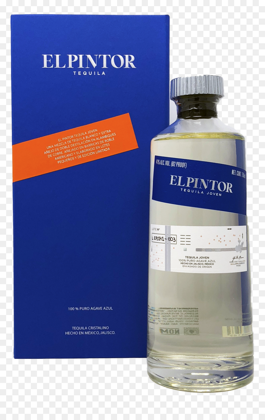 El Pintor Tequila Joven With Box - Plastic Bottle, HD Png Download - pintor png