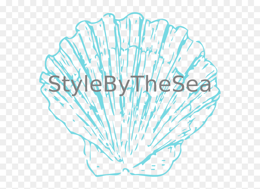 Stylebythesea Shell Svg Clip Arts - Seashell Clipart, HD Png Download - shell clipart png