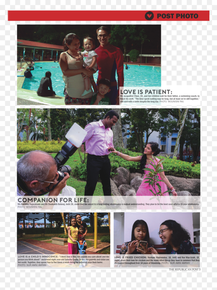 Z Post Photo Love Is And Her Children Wait For Their - Collage, HD Png Download - person swimming png