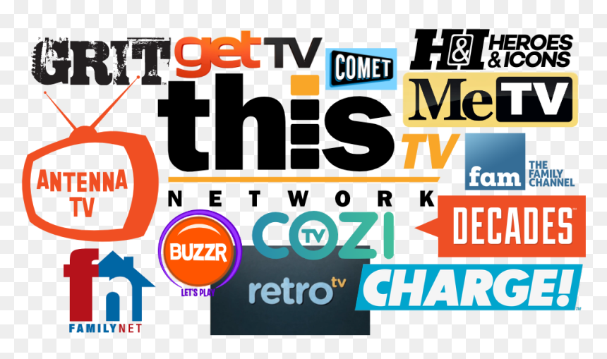 Metv Decades Heroes & Icons, HD Png Download - retro television png