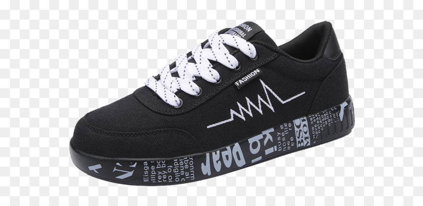 Casual Shoes Black Spring Casual Women, HD Png Download - graffiti crown png