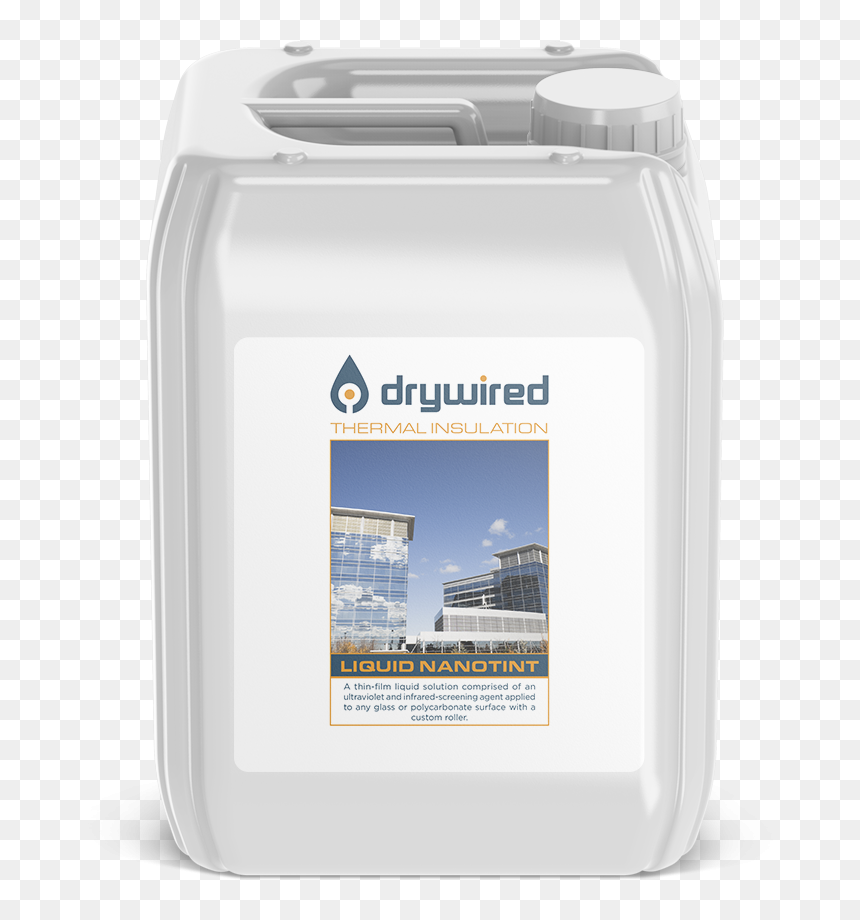 White Container Of Nanotech Window Coating - Drywired, HD Png Download - window box png