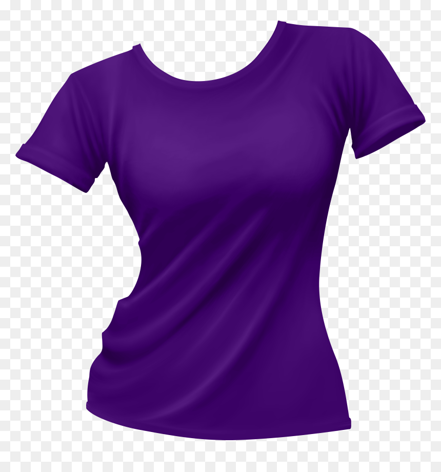 At Getdrawings Com Free - T Shirt Purple Png, Transparent Png - long sleeve shirt png