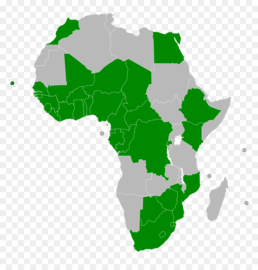 Single African Air Transport Market, HD Png Download - map of africa png