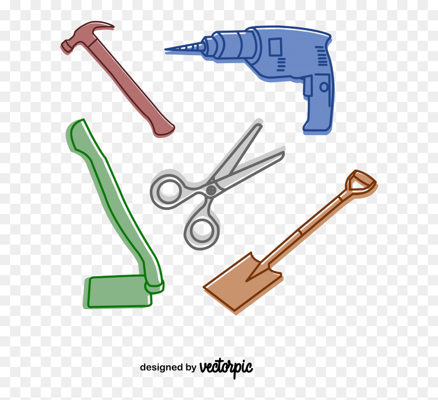 Metalworking Hand Tool, HD Png Download - hammer vector png