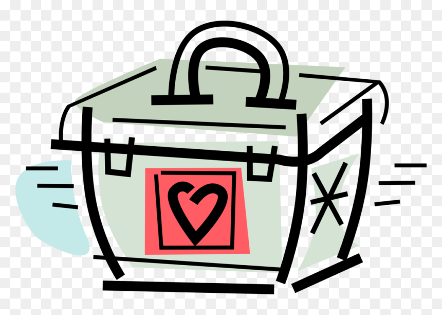 Vector Illustration Of Medical Organ Transplant Container - Medical Donation Free Png, Transparent Png - heart organ png