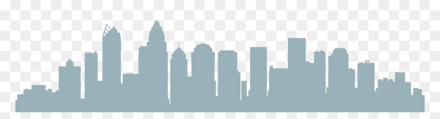 Charlotte Skyline Png - Charlotte Nc Skyline Outline, Transparent Png - charlotte skyline silhouette png