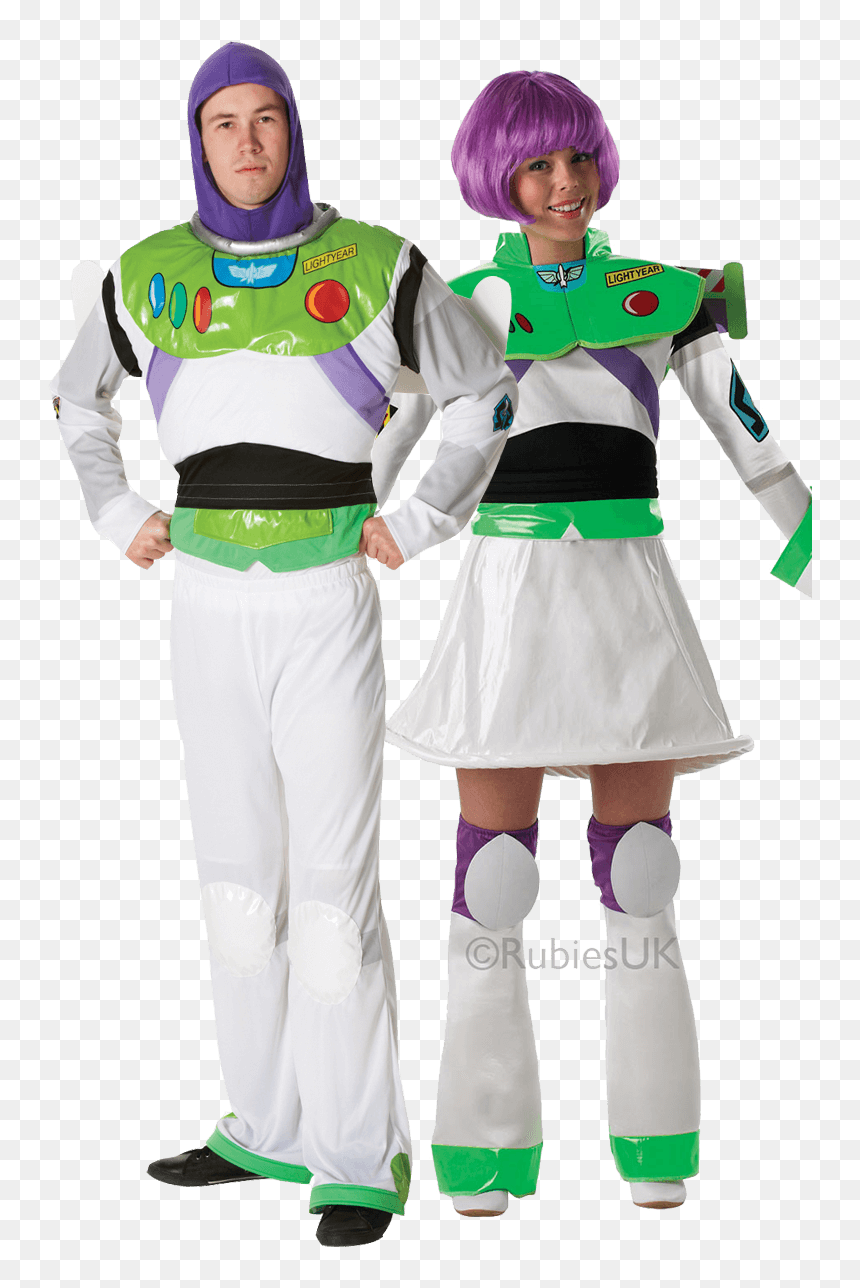 Toy Story Fancy Dress Adults, HD Png Download - buzz lightyear flying png
