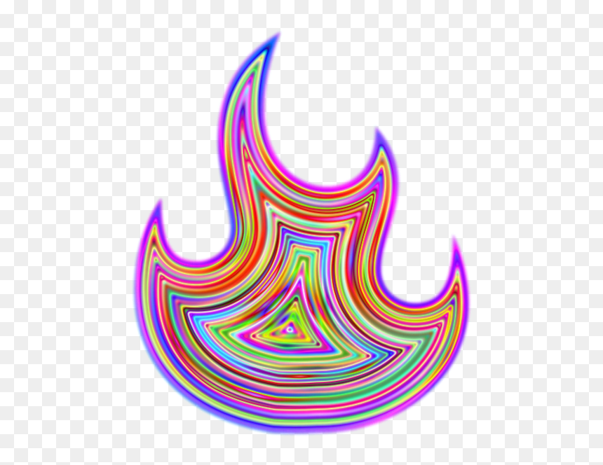 Prismatic Fire Enhanced - Portable Network Graphics, HD Png Download - purple flames png