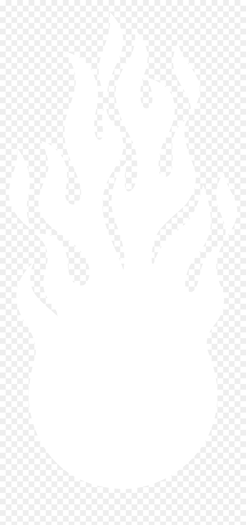 Fire Giant Logo Black And White, HD Png Download - black fire png