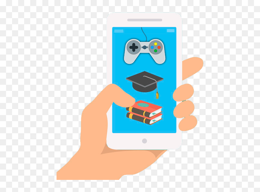 Smartphone, HD Png Download - niños jugando png