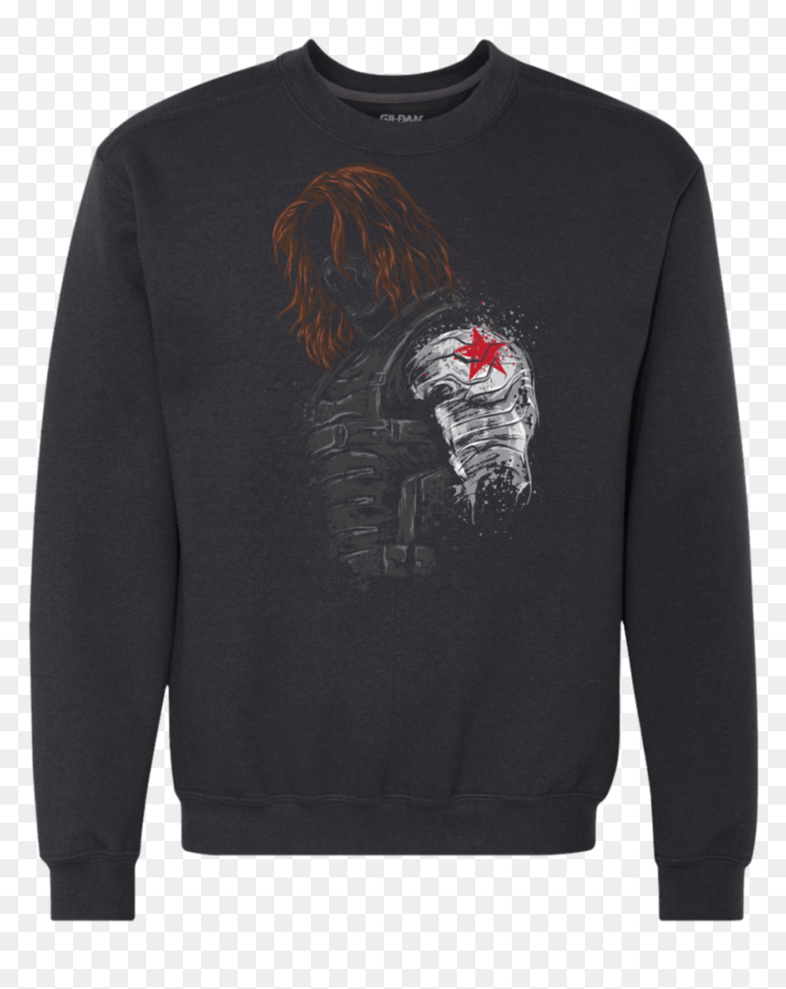 Winter Soldier Premium Crewneck Sweatshirt - Long-sleeved T-shirt, HD Png Download - fireman hat png