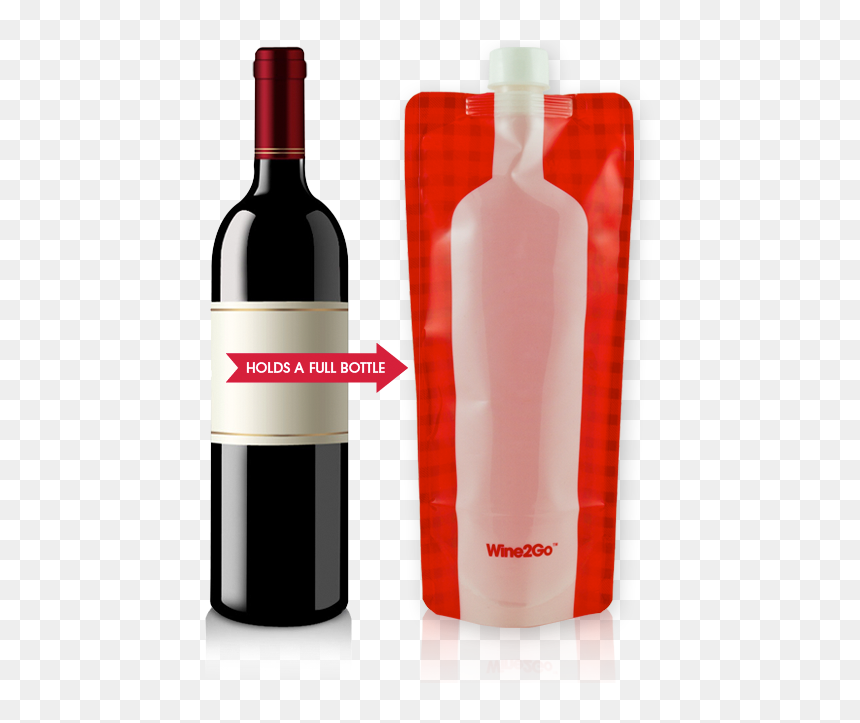 Bottle Of Wine A Day, HD Png Download - broken bottle png