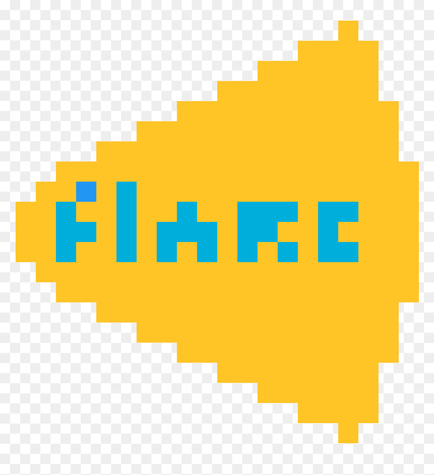 Chara Black And White Pixel , Png Download - Brick, Transparent Png - yellow flare png