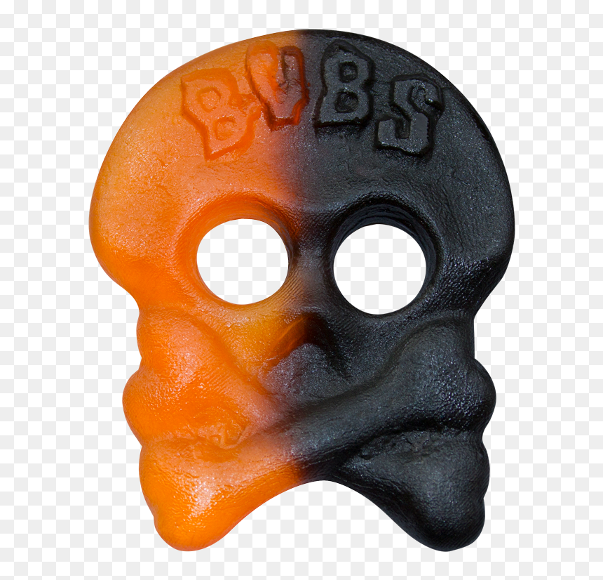 Bubs Godis Skalle, HD Png Download - halloween skull png