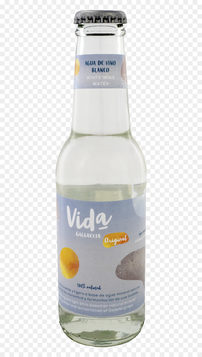 Vida Gallaecia Original White - Beer Bottle, HD Png Download - destellos dorados png