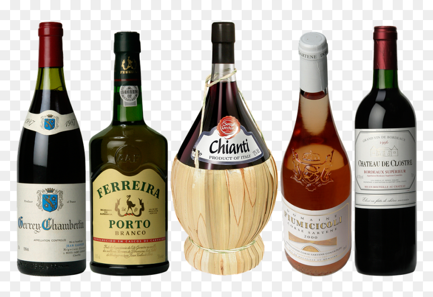 Glass Bottle, HD Png Download - alcohol bottles png