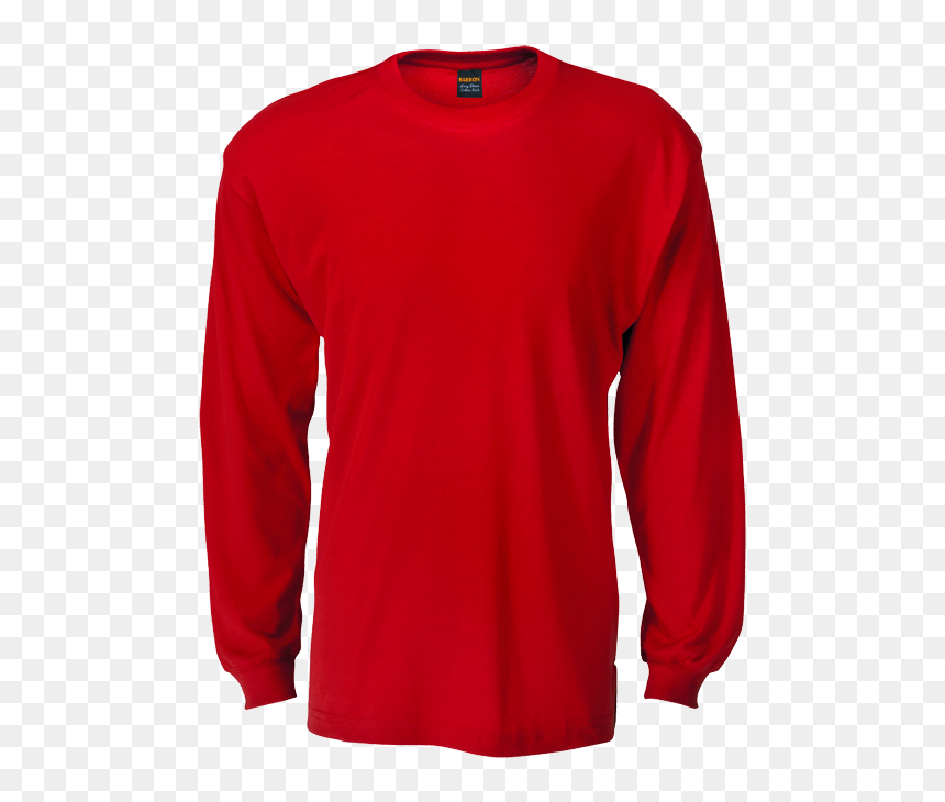 Long Sleeve Red Shirt Png, Transparent Png - long sleeve shirt png
