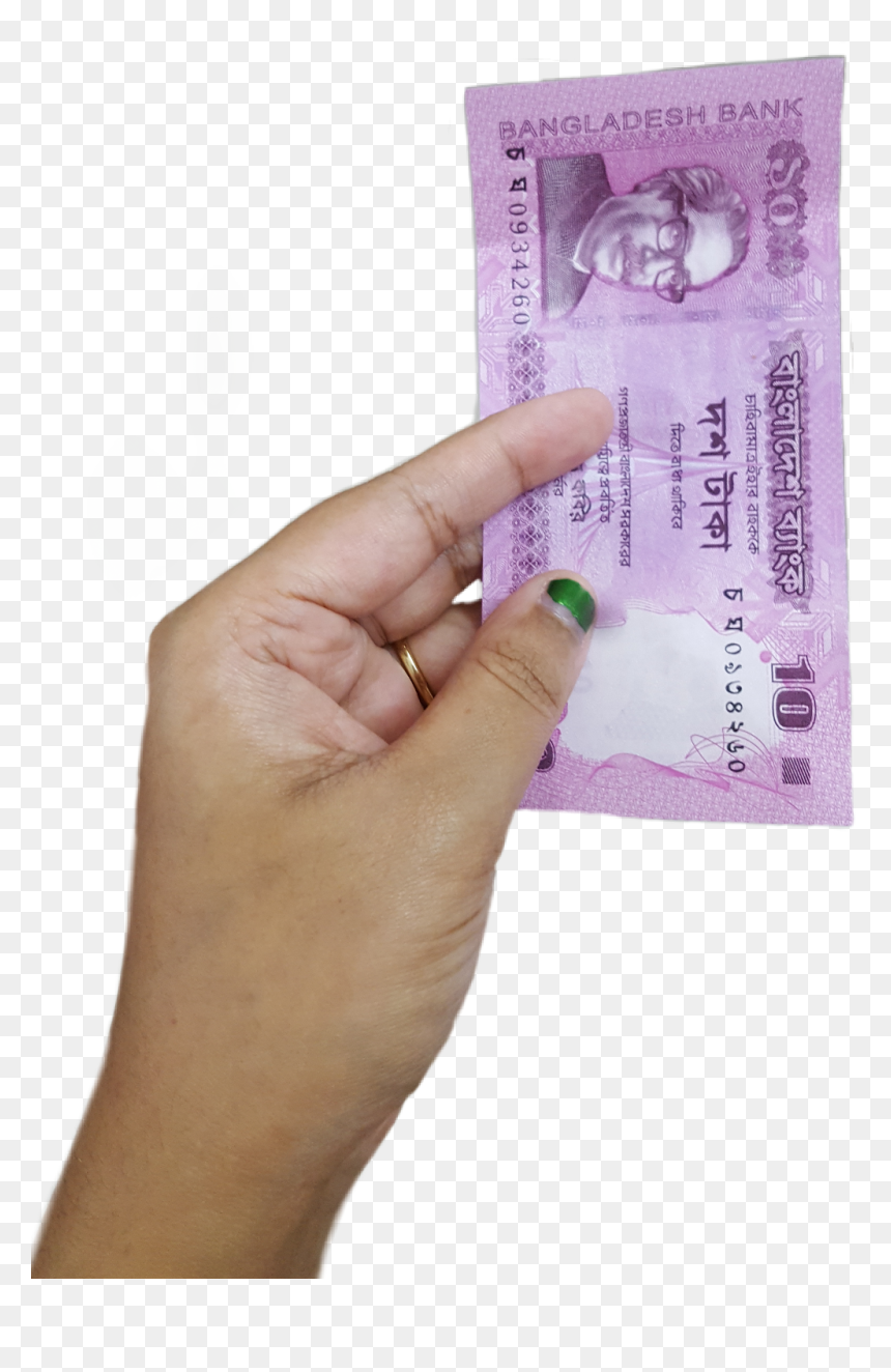 #money #hand #givemoney - Money Taka Png, Transparent Png - hand with money png