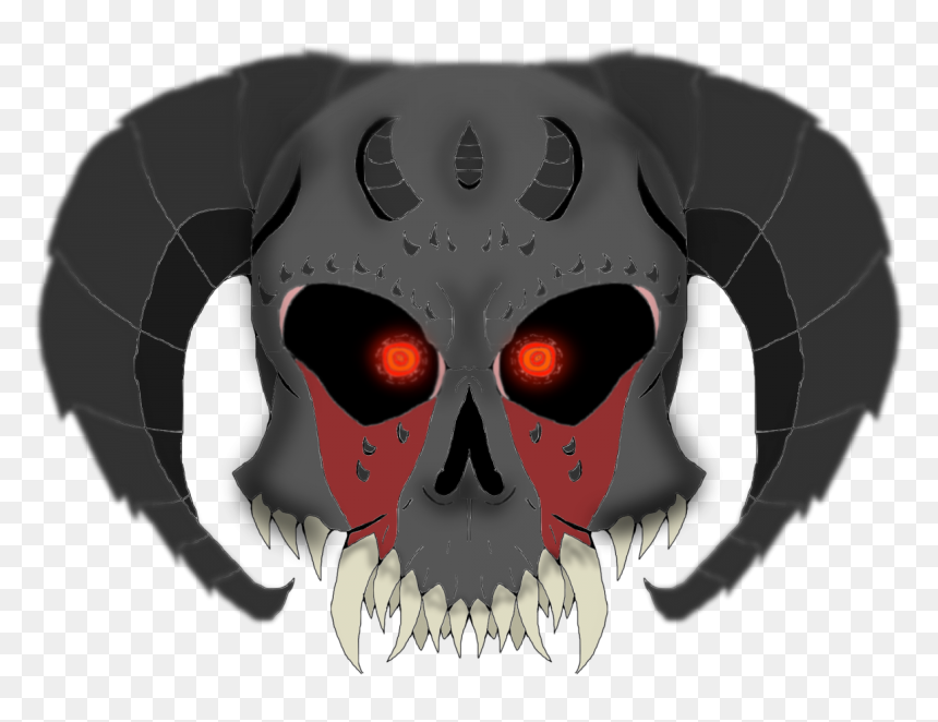 Skull, HD Png Download - demon eye png