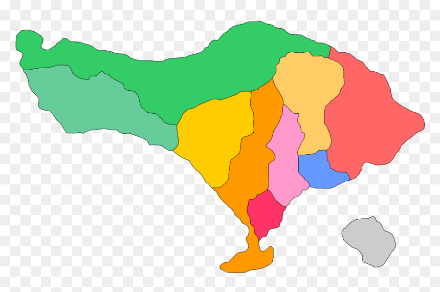 Pulau Bali Adalah Bagian Dari Kepulauan Sunda Kecil - Bali Transparent Png, Png Download - peta indonesia png